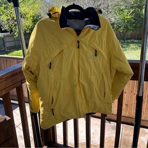 Polar Edge Women's Ski Winter Outdoor Sport Jacket LARGE Yellow Detachable Hood
